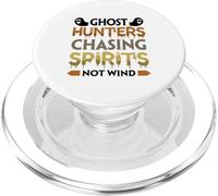 Ghost hunter chasing spirits - Halloween Ghost Hunting PopSockets PopGrip for MagSafe
