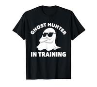 Ghost Hunter in Training Halloween Ghost Hunting for Kids T-Shirt, Men, Black, Large