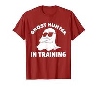 Ghost Hunter in Training Halloween Ghost Hunting for Kids T-Shirt, Men, Cranberry Red, 3X-Large