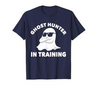 Ghost Hunter in Training Halloween Ghost Hunting for Kids T-Shirt, Men, Navy Blue, 6X-Large