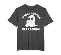 Ghost Hunter in Training Halloween Ghost Hunting for Kids T-Shirt, Men's Big and Tall, Dark Heather Grey, 2X Tall