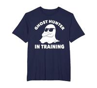 Ghost Hunter in Training Halloween Ghost Hunting for Kids T-Shirt, Men's Big and Tall, Navy Blue, 6X Tall