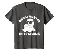 Ghost Hunter in Training Halloween Ghost Hunting for Kids T-Shirt, Youth, Asphalt Grey, X-Small