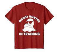 Ghost Hunter in Training Halloween Ghost Hunting for Kids T-Shirt, Youth, Cranberry Red, 3T