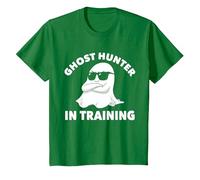 Ghost Hunter in Training Halloween Ghost Hunting for Kids T-Shirt, Youth, Kelly Green, X-Small