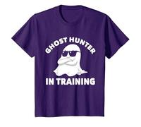 Ghost Hunter in Training Halloween Ghost Hunting for Kids T-Shirt, Youth, Purple, X-Small