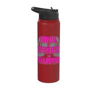 Ghost Hunter Normal is Overrated Go Paranormal Investigator Stainless Steel Insulated Water Bottle