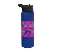 Ghost Hunter Normal is Overrated Go Paranormal Investigator Stainless Steel Insulated Water Bottle