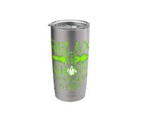 Ghost Hunter Relax The Ghost Investigator is Here Stainless Steel Insulated Tumbler