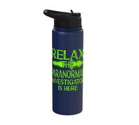 Ghost Hunter Relax The Paranormal Investigator is Here Stainless Steel Insulated Water Bottle