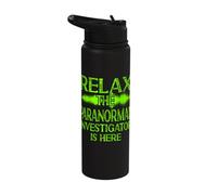 Ghost Hunter Relax The Paranormal Investigator is Here Stainless Steel Insulated Water Bottle