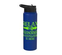 Ghost Hunter Relax The Paranormal Investigator is Here Stainless Steel Insulated Water Bottle