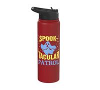 Ghost Hunter Spook-Tacular Patrol Paranormal Researcher Stainless Steel Insulated Water Bottle