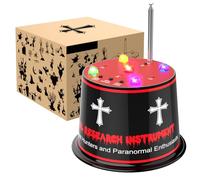 Ghost Hunting Equipment, Upgraded Paranormal Surveillance with Professional EMF and Temperature Deviation Detection, Detachable Antenna, 5-Level Adjustable Sensitivity with Auto Calibration