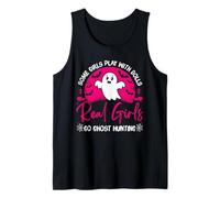 Ghost Hunting Girls Paranormal Researcher Real Ghost Hunter Tank Top