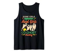 Ghost Hunting Girls Paranormal Researcher Real Ghost Hunter Tank Top