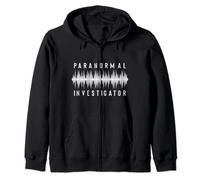 Ghost Hunting Paranormal Investigator Zip Hoodie
