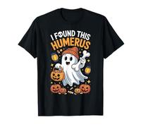 Ghost I Found This Humerus Halloween Skeleton Women Gifts T-Shirt