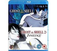GHOST I THE SHELL DOUBLE PACK 1-2 BLU RAY PART 1 AND & 2 MOVIE FILM New UK R2