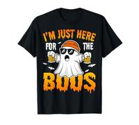 Ghost I'm Just Here for The Boos Halloween Costume Men Women T-Shirt