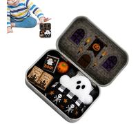 Ghost in A Tin Box Halloween Desk Decoration