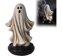 Ghost Incense Holder, Halloween Skull Resin Incense Burner, Halloween Decor