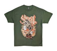 Ghost Jack In The Box Band Logo T-Shirt in Green | Size: XL