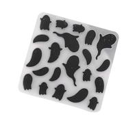 Ghost Keychain Mold - Form With Polished Detail, Resin Pendant Casting Template, Jewelry Accessory Making Tool, Artistic Halloween Design | For Craft Studio Gift Workshop Festive Ornament Creation Hob