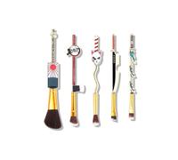 Ghost Killing Make-up Brush Set with Storage Bag Professional Cosmetic Brush Face Concealer Makeup Tools for Demons Killing Fans (Multi2)
