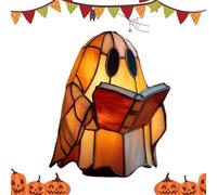 Ghost Lamp | Ghost Design Spooky Lamp - Cute Led Lighting Decor for Halloween Nursery Home Entryway Table Indoor Bedroom Baby Holiday Book Lover Shelf