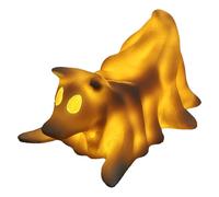 Ghost Lamp | Halloween Decor Dachshund Ghost Night Lamp | Ambient Lighting Animal Figurines for Home Fireplace Nursery Bookshelf Table Desk Living Room Apartment Party Supplies
