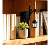 Ghost Library Lantern-Decorative Bookshelf Lighting Ghost Bookshelf Lantern Halloween Vintage Reading Book LED Nightlight Hanging Library Insert Panel Novel Lover Gift Halloween Study Room Decor，A-1