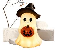 Ghost Light Cartoon Hugging Pumpkin Statue Lamp Decor