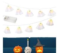 Ghost Lights - Waterproof Ghost String Lights - LED Lamp 6.5 Feet for Halloween Decor Home Party Porch Haunted House Outdoor Indoor Kitchen Mantle
