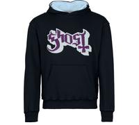 Ghost Logo Hoodie black blue 3XL