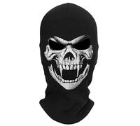 Ghost Mask Men Skull Balaclava Black Full Head Windproof Skeleton Ski Mask for Sport Halloween Cosplay Costume Props