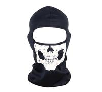 Ghost Mask Skull,Balaclava Ghost Mask(Black),Half Skull Face Mask Motorcycle Face Mask,Breathable Seamless Tube Face Shield Ski Mask for Outdoor Sport,One Size