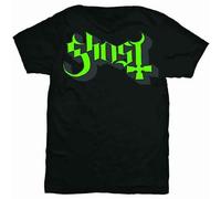 Green Keyline T Shirt Ghost Black S
