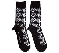 Ghost Men's Repeat Logo Ankle Socks in Black | Size: 4-7 Ghost Black 4-7