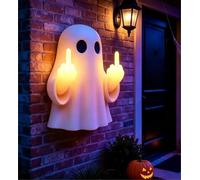 Ghost Middle Finger LED Halloween Lamp, Funny Halloween Middle Finger Gifts