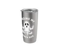 Ghost Monster Meditation Mindfulness Relaxation Inner Peace Stainless Steel Insulated Tumbler