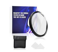 Ghost Motion Blur Filter, Clear Optical Glass Super Speed Prism Filter Unilateral Blur Ghost Motion Special Effects Filters Camera Accessory for DSLR Mirrorless Cameras (52mm)