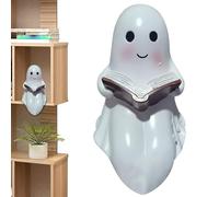 Ghost Night Light - Cute LED Reading Lamp, Battery-Powered Decorative Ghost, Fun Halloween Home Accent, Soft Ambient Glow, Lightweight and Portable, Adorable Design for Desk, Bedside, Mantle
