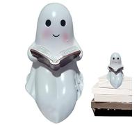 Ghost Night Light - LED Cute Kerosene Bedside Lamp | Halloween Campfire Night Light | Battery-Powered Star Projector for Rooms, Mantle Kitchens, Home Fireplaces, Farmhouses, Holiday Bedrooms