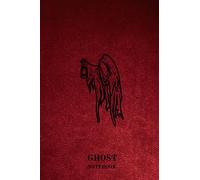 Ghost Notebook: 100 Page Lined Paper. Supernatural, Horror, Folk Lore Themed Journal. Red Leather Effect Cover