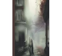 Ghost Notebook: 120-paged notebook with an AI generated image of a ghost on the cover