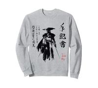 Ghost Of Yotei Atsu Sketch Distressed Wanted Poster Sweatshirt, Adult Unisex, Heather Grey, Medium