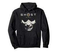 Ghost of Yotei Samurai Mask with Logo Video Game Pullover Hoodie