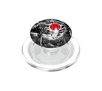 Ghost on Swing Haunted Castle Red Moon Spooky Vibe PopSockets PopGrip for MagSafe