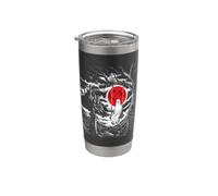Ghost on Swing Haunted Castle Red Moon Spooky Vibe Stainless Steel Insulated Tumbler